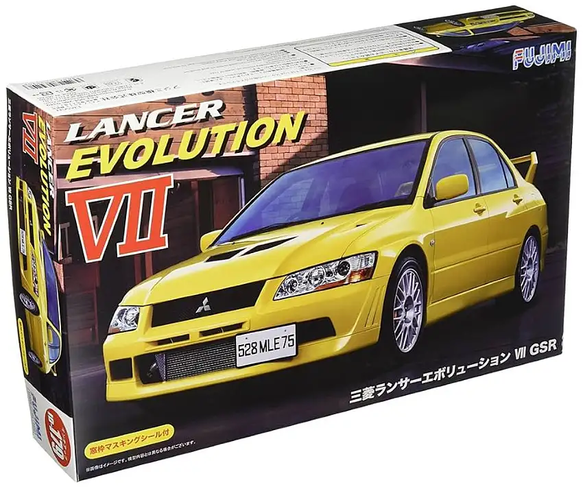 Mitsubishi Lancer Evolution VII GSR 4-Door Car 1/24 Fujimi