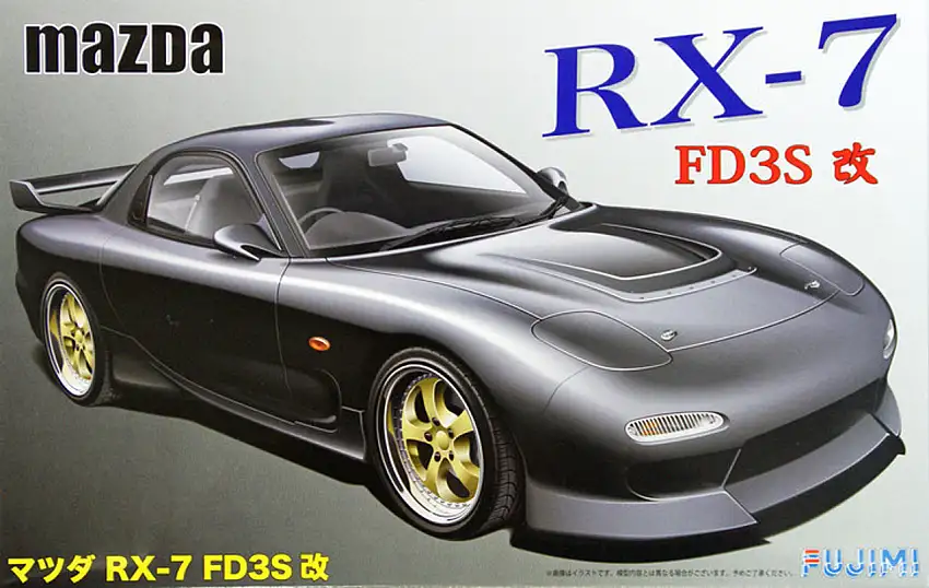 Mazda RX-7 Kai Sports Car 1/24 Fujimi