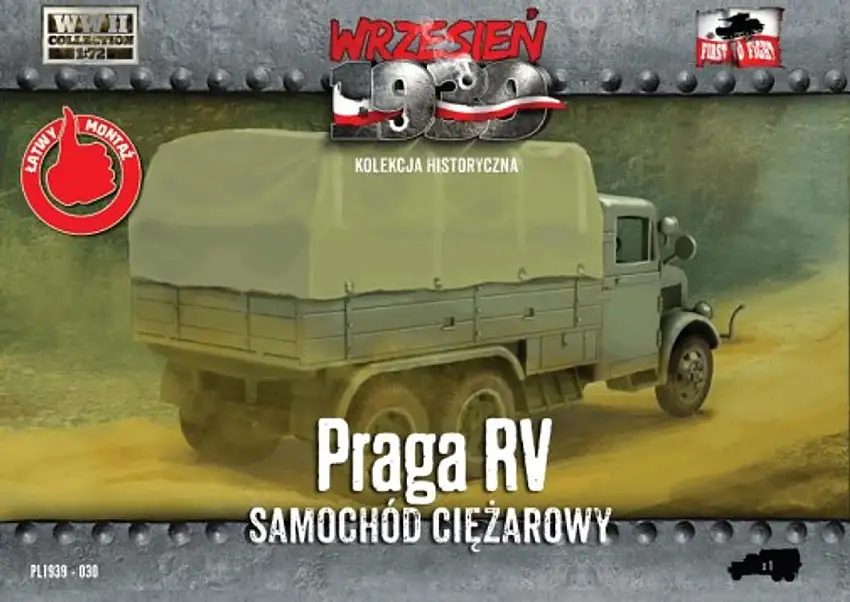 WWII Praga RV Truck 1/72 First To Fight Models