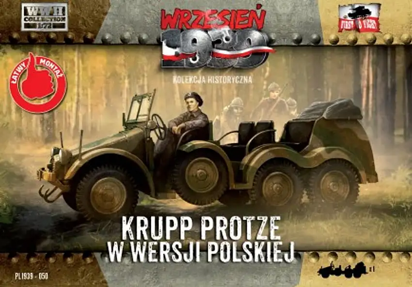 WWII Krupp Protze Polish Army Version Truck 1/72 First To Fight Models