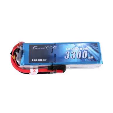 Gens ace 3300mAh 4S 45C 14.8V Lipo Battery with Deans Plug