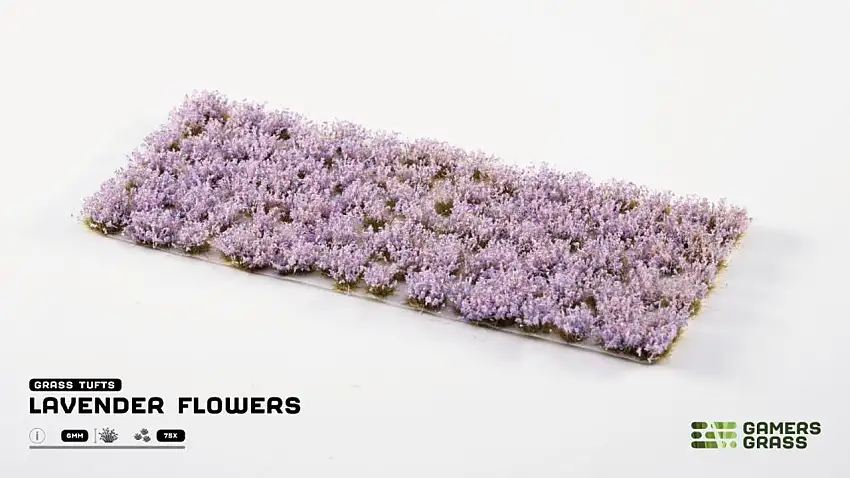 Lavender Flowers Tufts (75) Gamers Grass