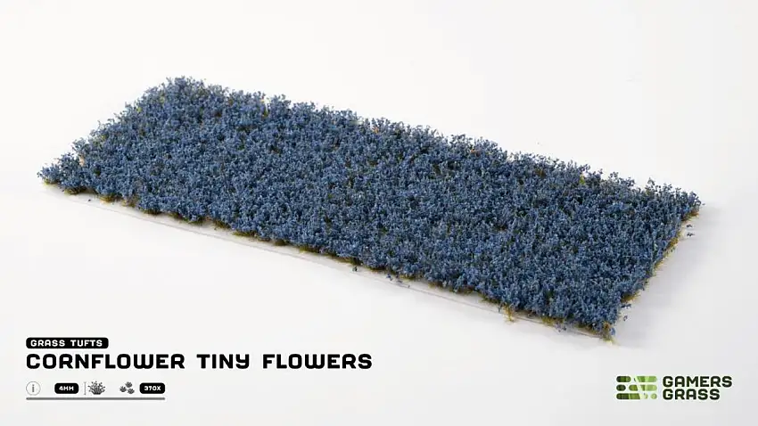 Cornflower Tiny Flowers Tufts (370) Gamers Grass