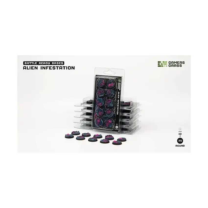 Alien Infestation Bases - Round 25mm