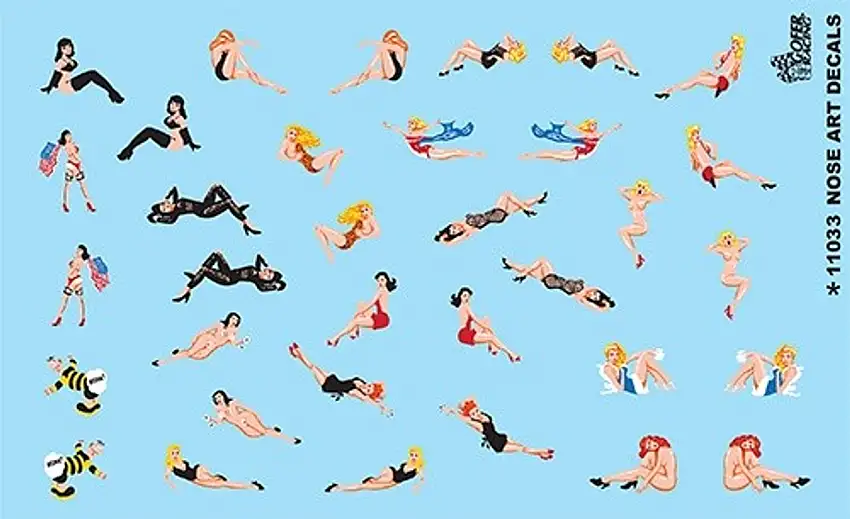 Nose Art Model Graphics 1/24-1/25 Gofer Racing Decals