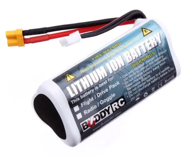 Buddy RC 3S1P 10.8V 2500mAh 10C 25A Li-ion Battery XT30