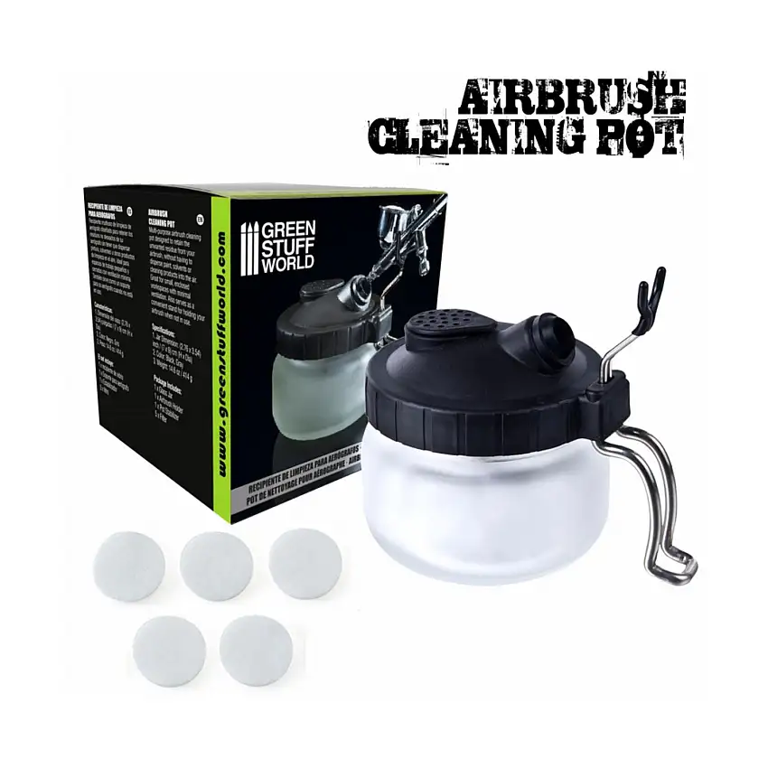 Airbrush Cleaning Pot