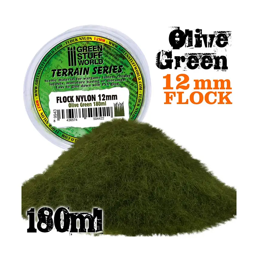 12mm Olive Green - 180ml