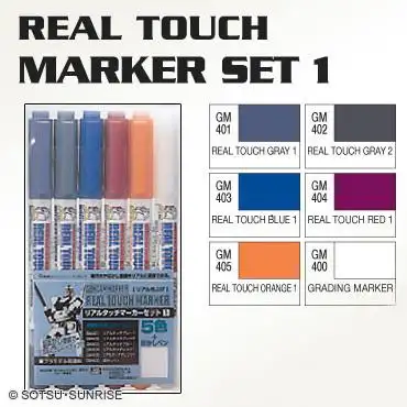 GMS112 Gundam Marker Set - Real Touch Marker 1