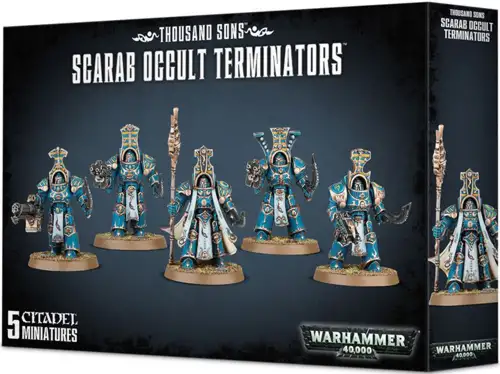 Warhammer 40K: Thousand Sons Scarab Occult Terminators