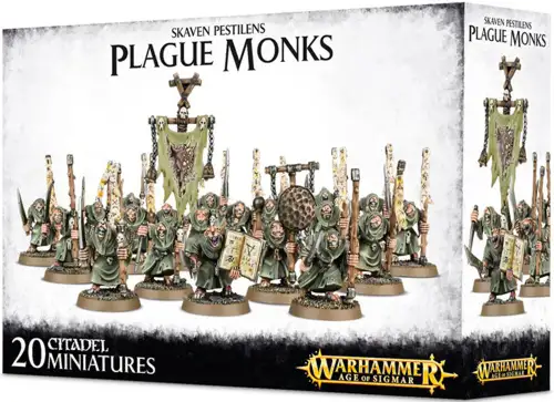 Warhammer Age of Sigmar: Skaven Pestilens - Plague Monks