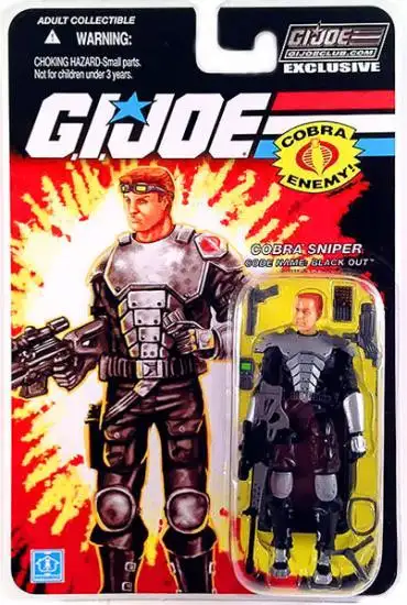 GI Joe 2012 Subscription Exclusive Black Out Exclusive Action Figure