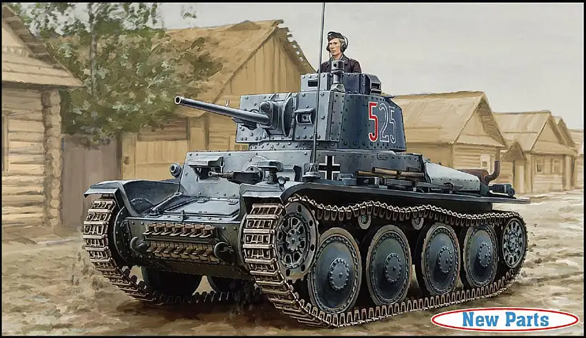 PzKpfw 38(t) Ausf E/F Tank 1/16 Hobbyboss