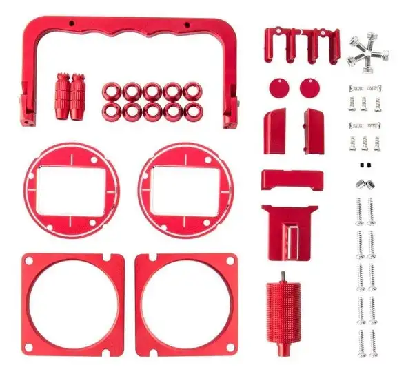 RadioMaster TX16s MKII CNC Upgrade Parts Set V4 Gimbal Red