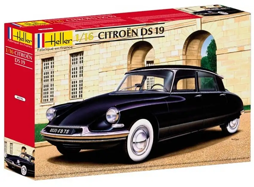 Citroen DS19 4-Door Car 1/16 Heller
