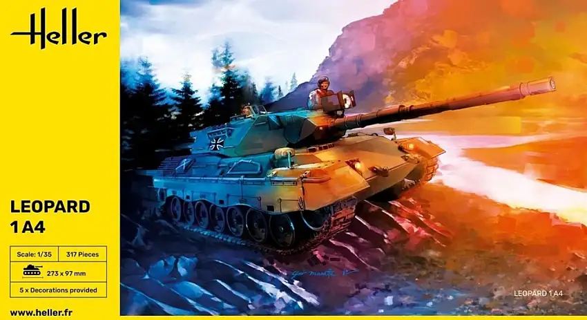 Leopard 1A4 Tank 1/35 Heller
