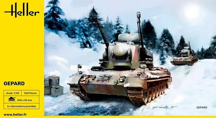 Gepard Tank 1/35 Heller