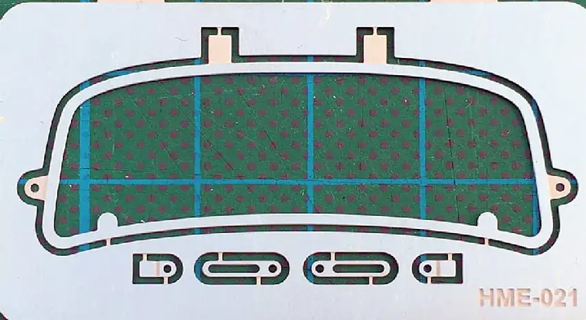 VW Beetle Safari Style Windshield Frame for TAM 1/24-1/25 Highlight Model Studio