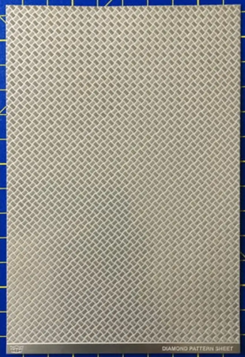 3.5"x5.5" Diamond Pattern Sheet Highlight Model Studio (HMO46)