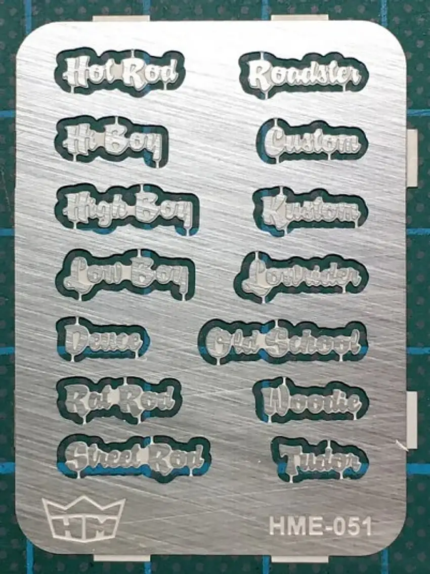 Chrome Emblems (14) 1/24-1/25 Highlight Model Studio (HMO51)