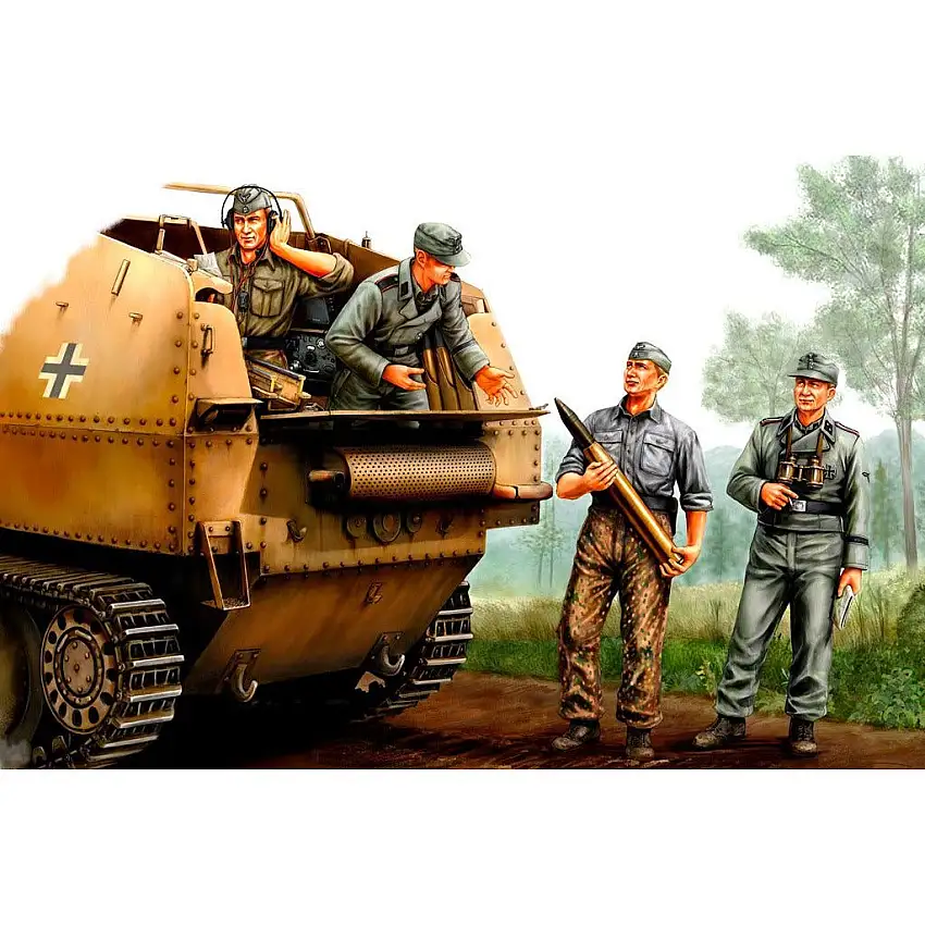 Hobby Boss 1/35 German SPG Crew 84402