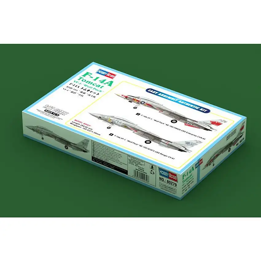 Hobby Boss 1/72 F 14A Tomcat VF 1 Wolf Pack 80279