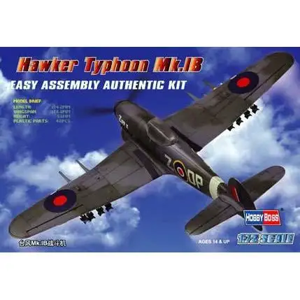 Hobby Boss 1/72 Hawker Typhoon Mk IB Figher 80232
