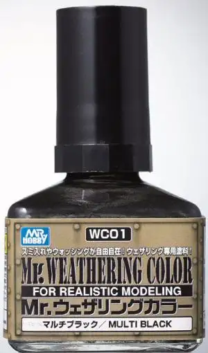 WC01 Mr. Weathering Color MULTI BLACK