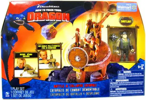 How to Train Your Dragon Battle & Collapse Catapult Exclusive [Snotlout]