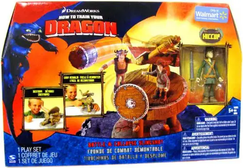 How to Train Your Dragon Battle & Collapse Slingshot Exclusive [Hiccup]