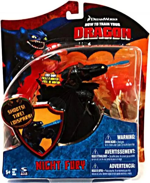 How to Train Your Dragon Series 3 Deluxe Night Fury Action Figure [Toothless]