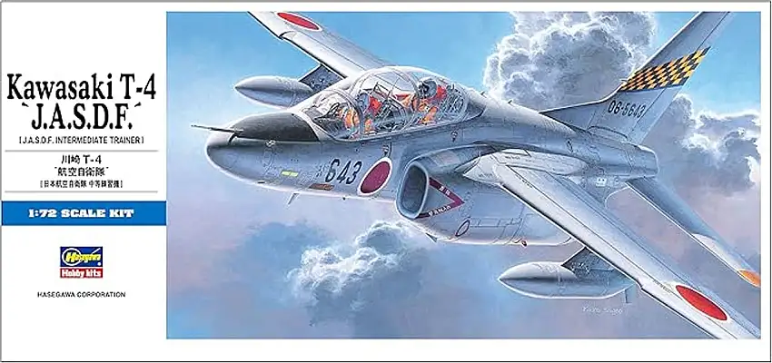 Kawasaki T-4 JASDF Aircraft 1/72 Hasegawa
