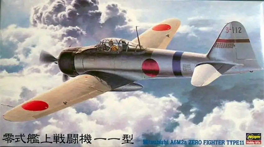 Mitsubishi A6M2a Zero Type 11 Aircraft 1/48 Hasegawa