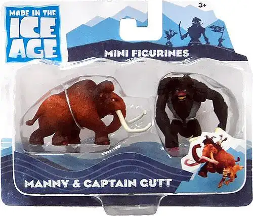 Ice Age Continental Drift Manny & Captain Gutt Mini Figure 2-Pack [Loose]