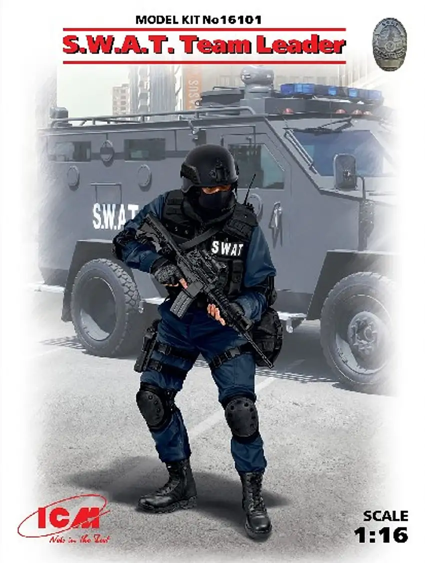 SWAT Team Leader 1/16 ICM Models