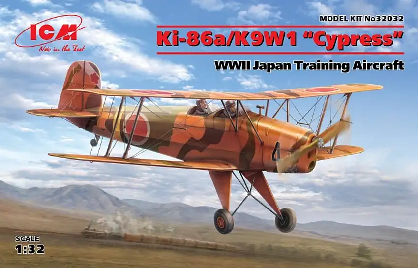 WWII Japanese Ki86a/K9W1 Cypress Training BiPlane 1/32 ICM Models