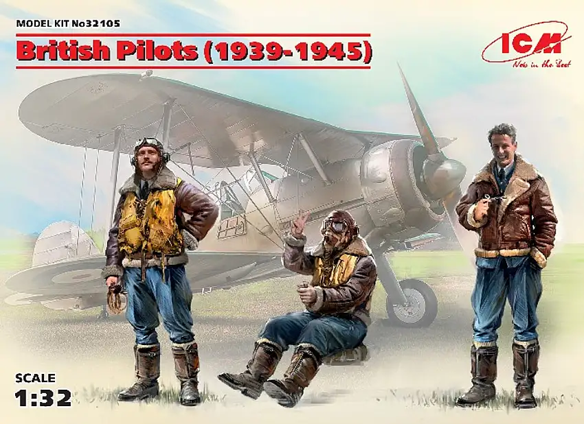 British Pilots 1939-1945 (3) 1/32 ICM Models