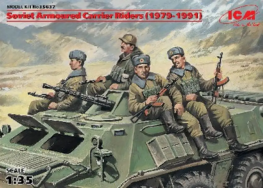 Soviet Armored Carrier Riders 1979-1991 1/35 ICM Models