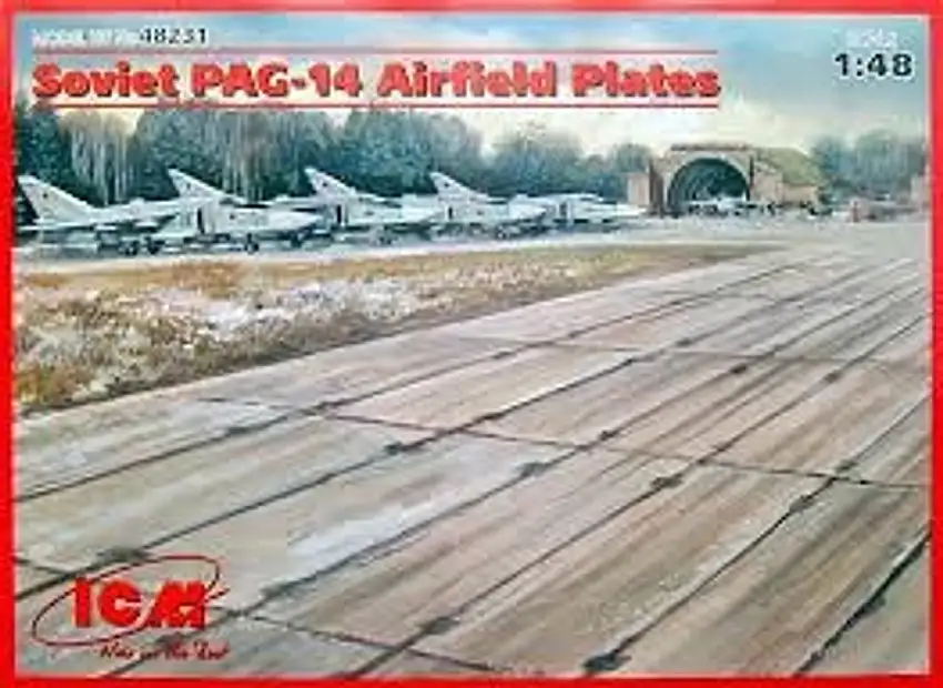 Soviet PAG14 Airfield Plates (32) 1/48 ICM Models