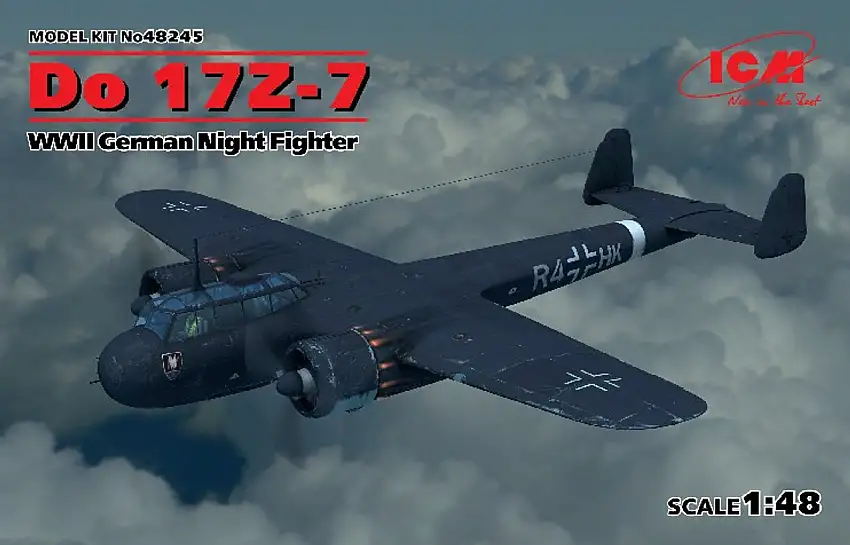 WWII German Do17Z7 Night Fighter 1/48 ICM Models