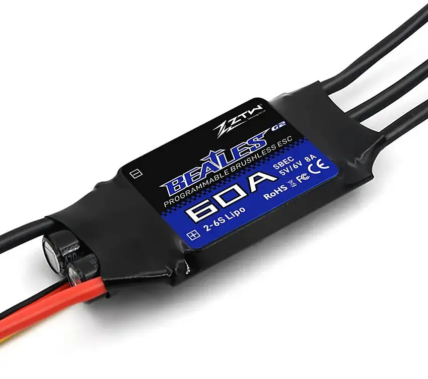 ZTW Beatles 60A SBEC G2 Series ESC for Airplanes