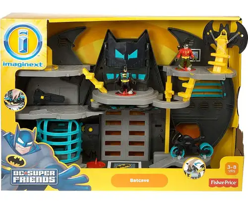 Fisher Price DC Super Friends Imaginext Batcave 3-Inch Figure Set