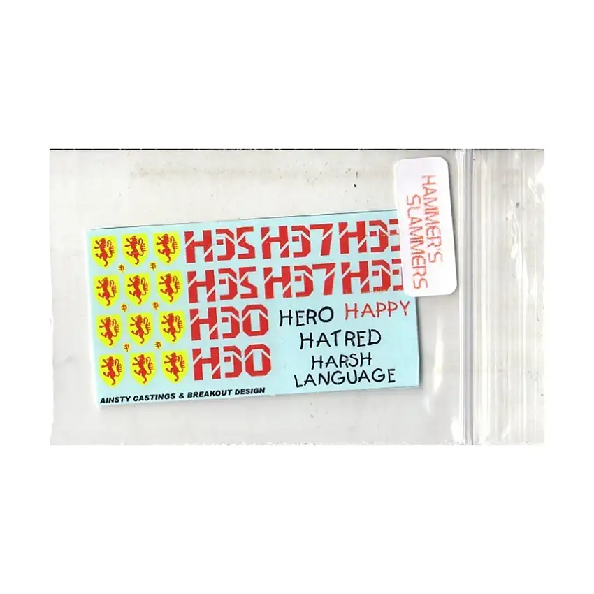 Blower Tank Decals 3 - Hero, Happy, Harsh Language