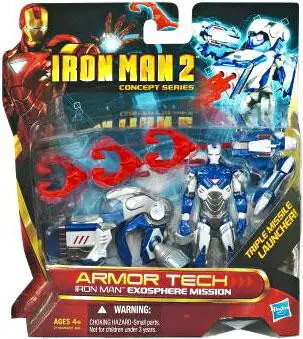 Iron Man 2 Concept Series Armor Tech Iron Man Exosphere Mission Action Figure