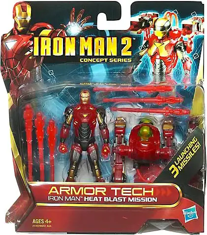 Iron Man 2 2 Concept Series Armor Tech Iron Man Heat Blast Mission Action Figure