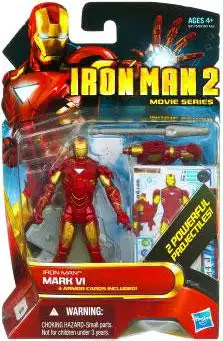 Iron Man 2 Movie Series Iron Man Mark VI Action Figure #10 [RANDOM Color]