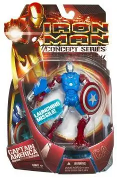 Iron Man Concept Series Captain America Armor Action Figure