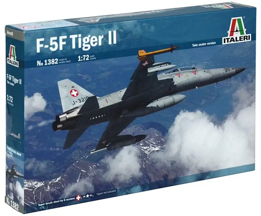 F-5F Tiger II Twin-Seater Trainer Aircraft 1/72 Italeri