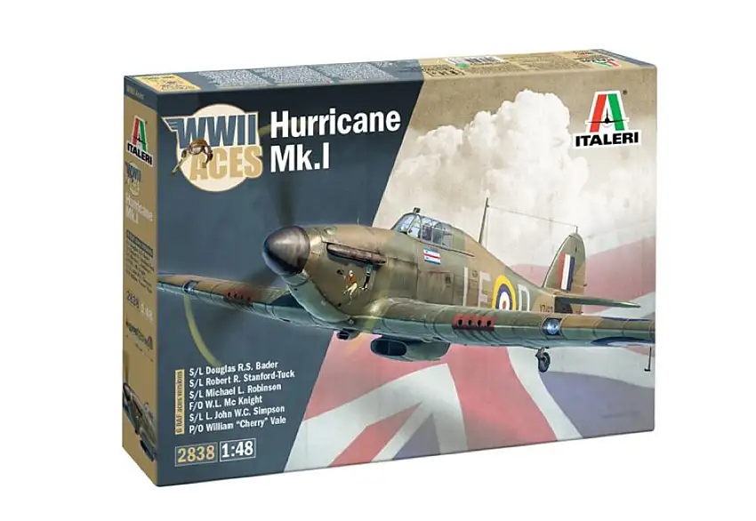 Hurricane Mk I WWII Aces Fighter 1/48 Italeri