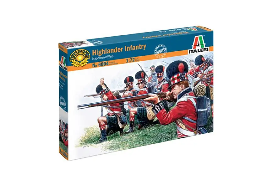 Napoleonic War: Highlander Infantry (50) 1/72 Italeri